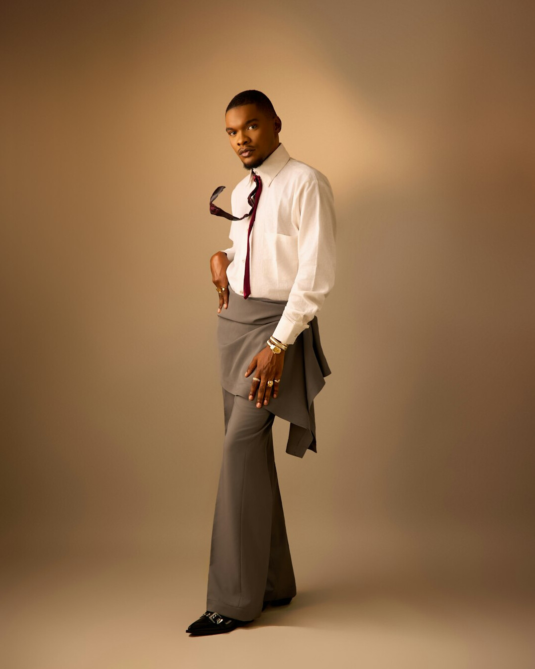 Studio portrait of a Black man in business attire